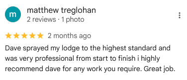 Testimonial from Daniel Cramphorn